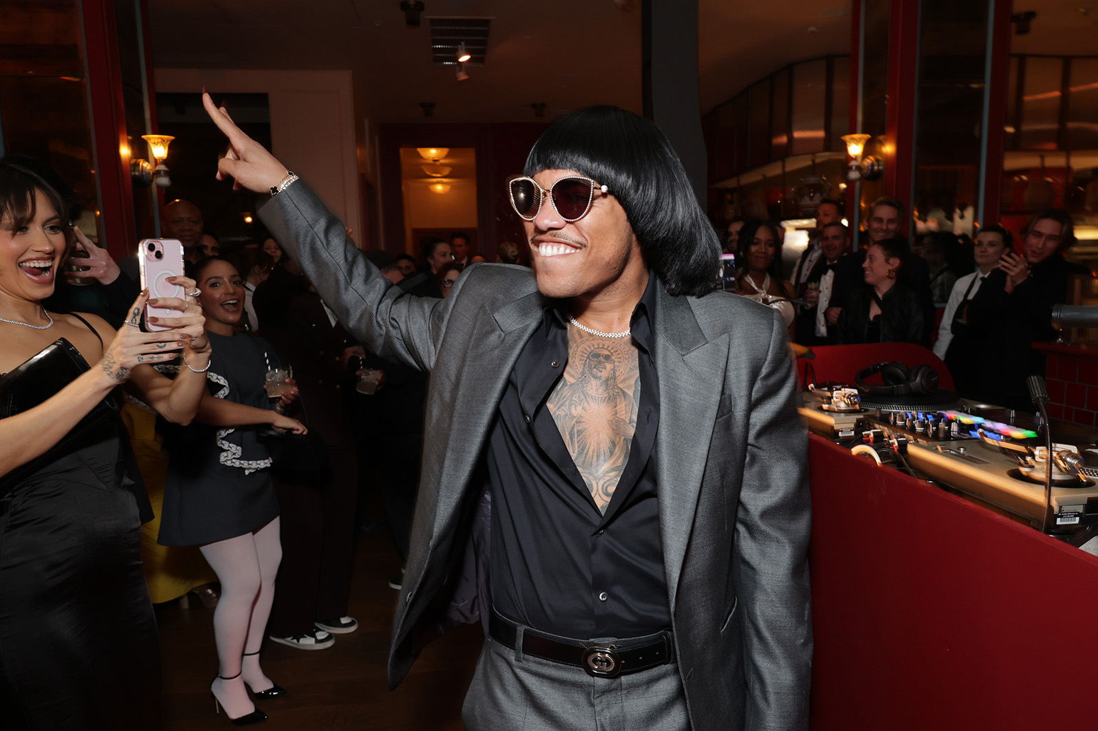 Anderson .Paak seen at the Apple TV+ Emmy Awards post ceremony reception at Mother Wolf on January 15, 2024 in Los Angeles, California.