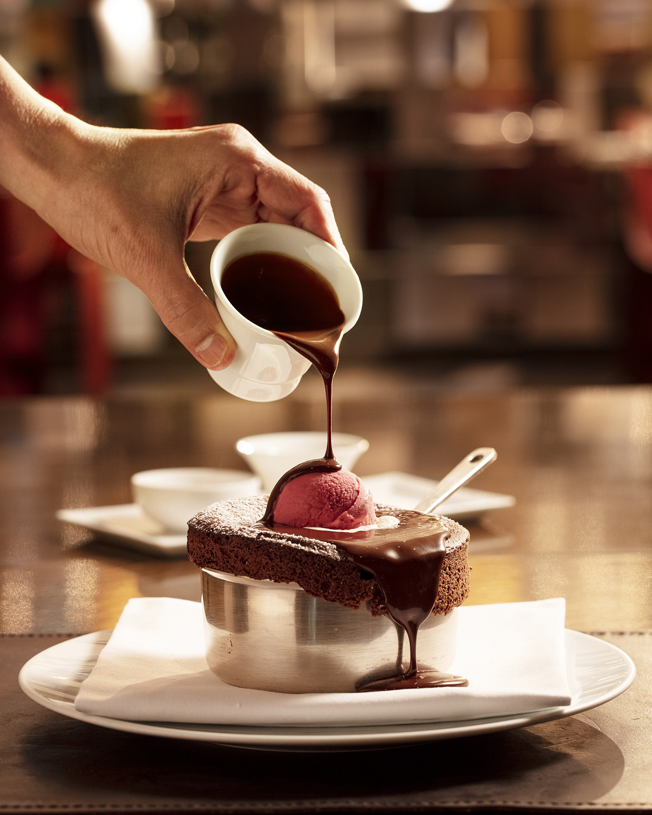 CUT Valrhona Chocolate Souffle