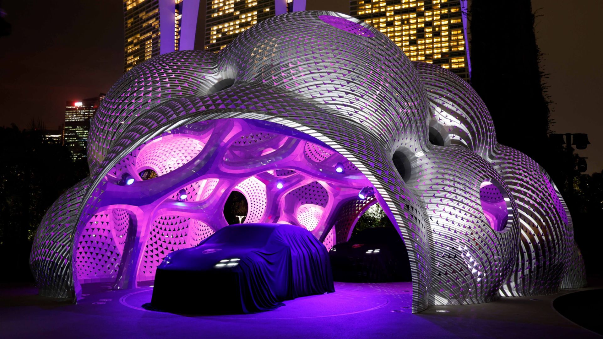 Porsche's New Macan Lights Up Singapore in Electric Debut