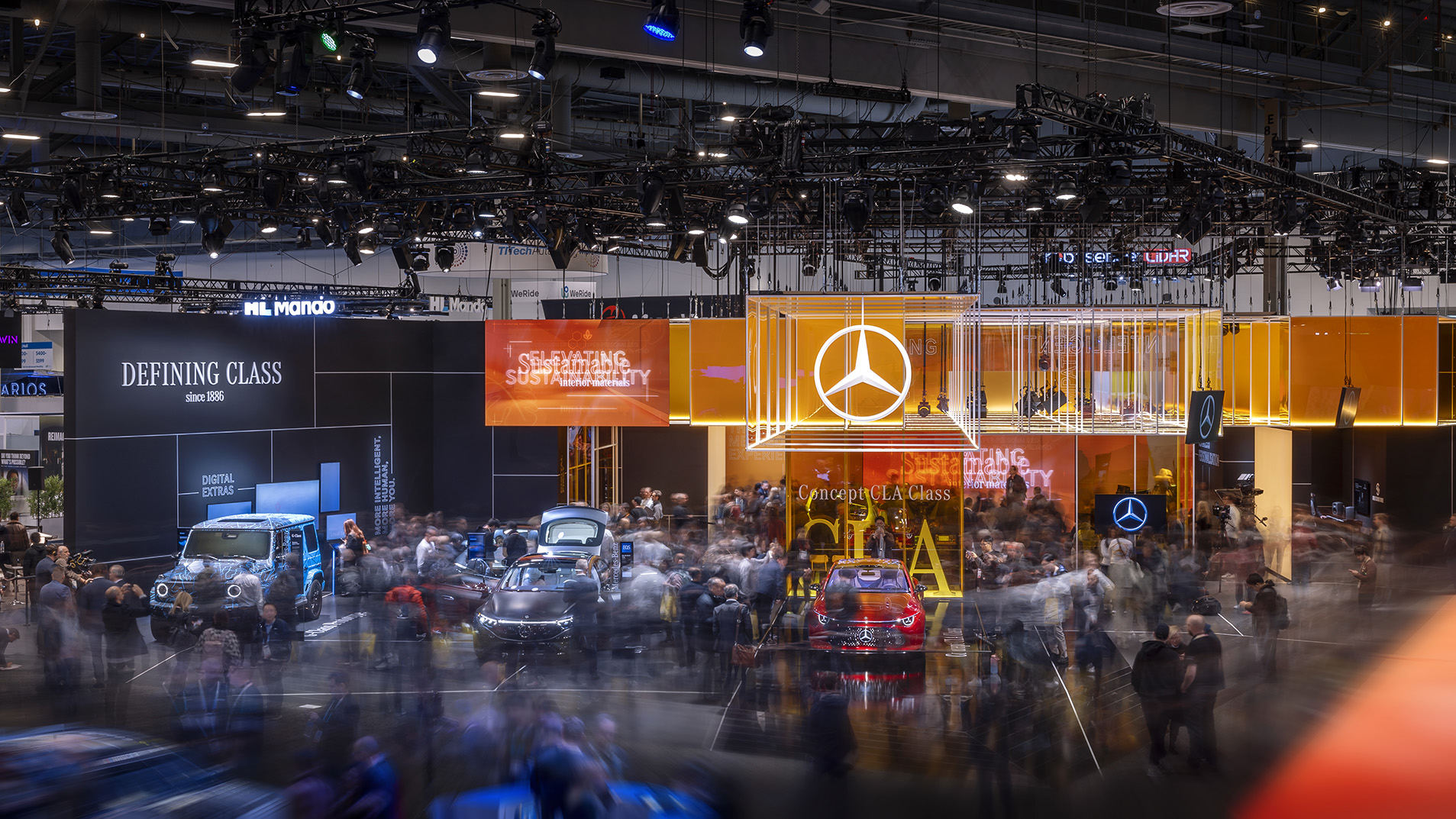 Mercedes-Benz at the CES in Las Vegas, 2024