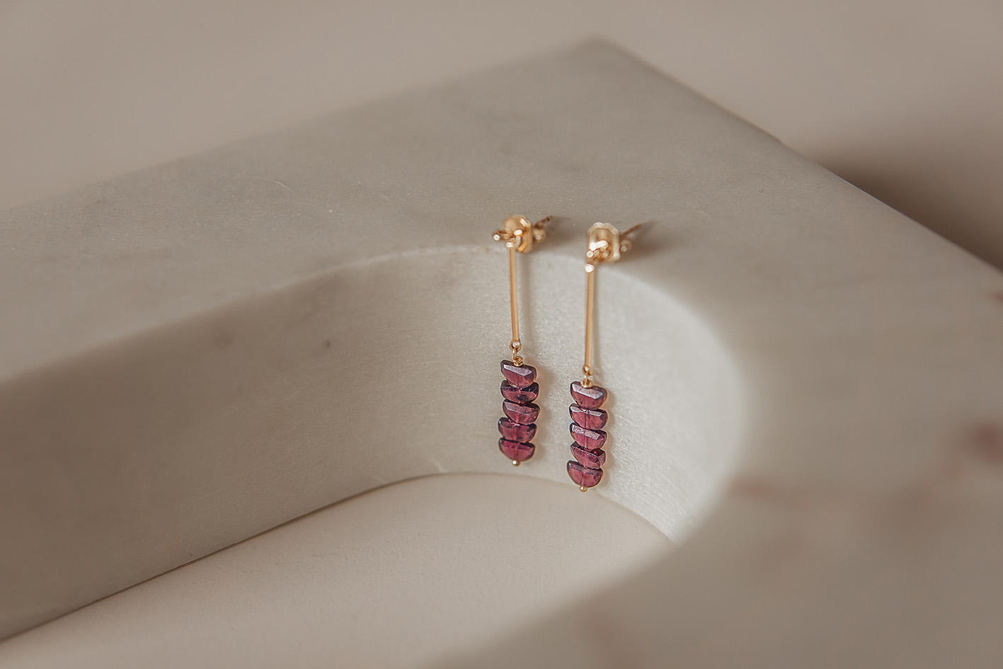 Gaâla's Penelope Gemstone Earrings