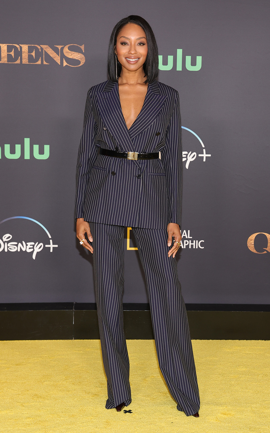 Tanisha Harper attends the Los Angeles premiere of National Geographic's "QUEENS" on February 8, 2024 at the Academy Museum of Motion Pictures in Los Angeles, CA.