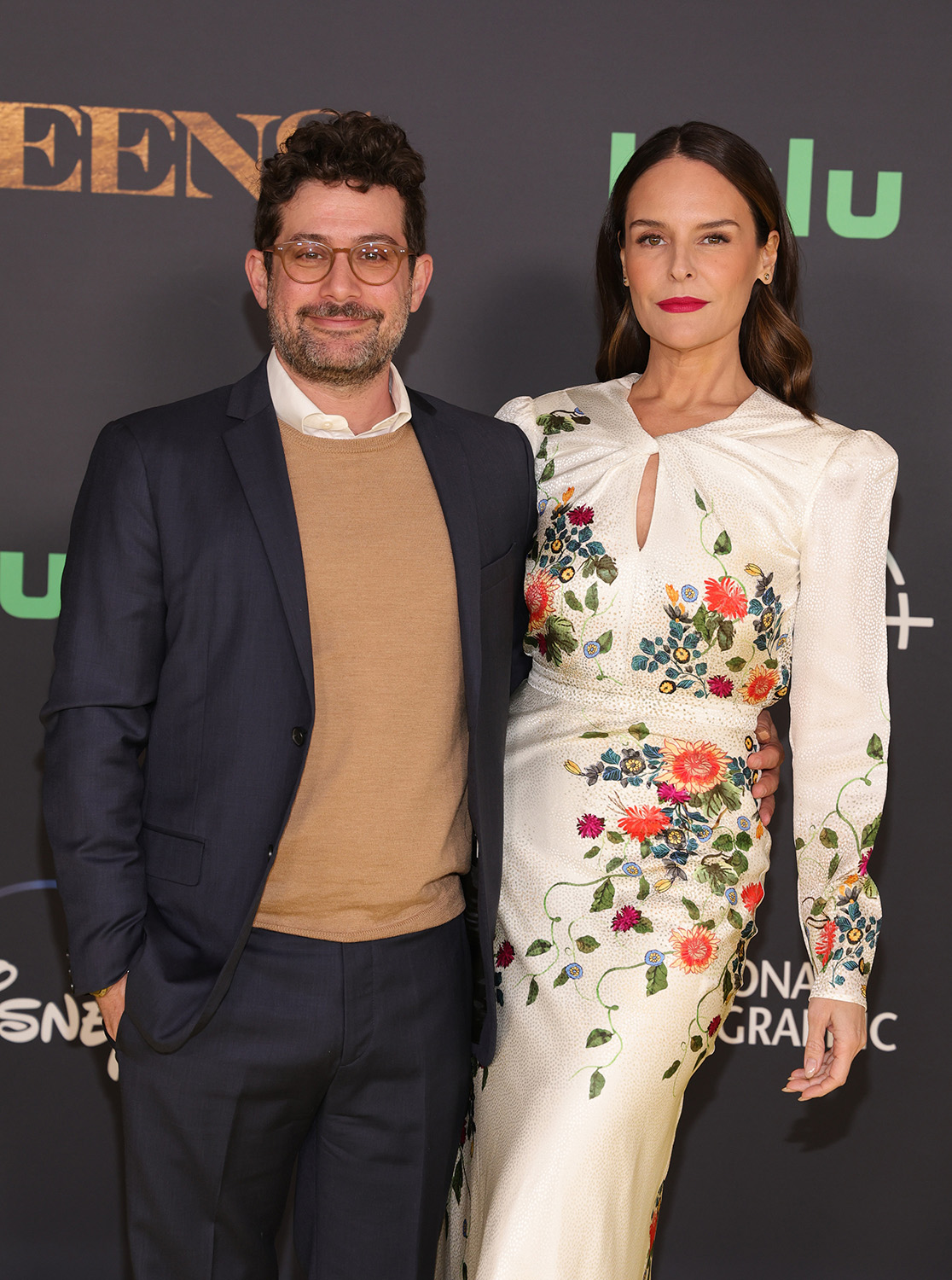 (L-R) Joe Lewis and Yara Martinez attend the Los Angeles premiere of National Geographic's "QUEENS" on February 8, 2024 at the Academy Museum of Motion Pictures in Los Angeles, CA. 