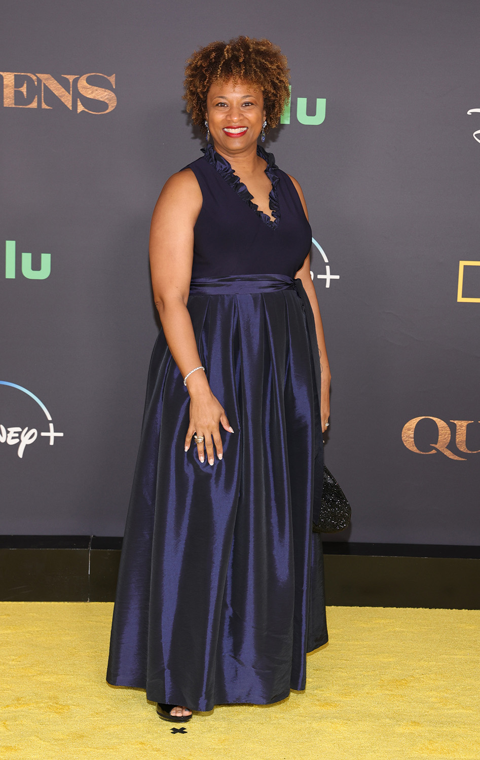 Karen Greenfield attends the Los Angeles premiere of National Geographic's "QUEENS" on February 8, 2024 at the Academy Museum of Motion Pictures in Los Angeles, CA