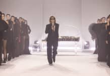 YOSHIKI, photographed at the MAISON YOSHIKI PARIS runway show during Milan Fashion Week.