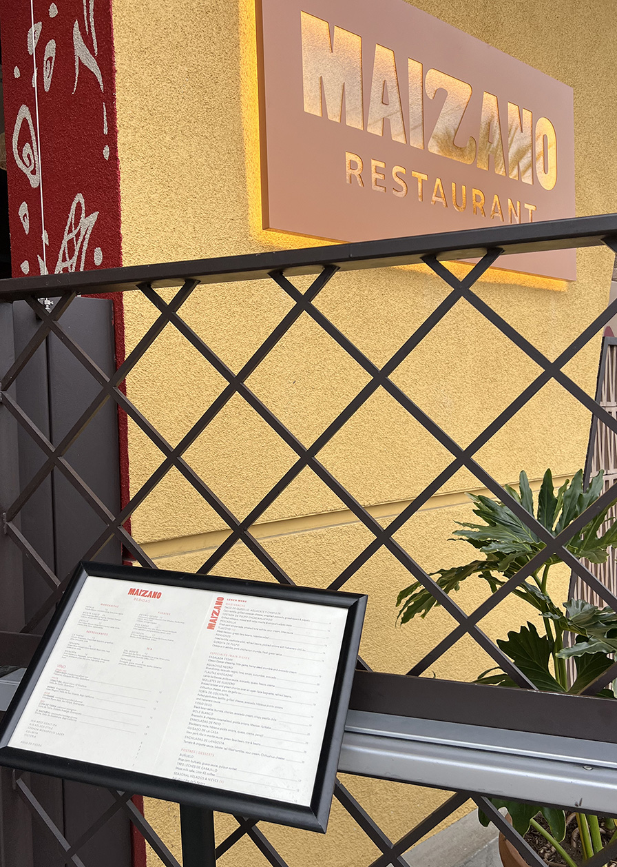Maizano Restaurant in Costa Mesa, California (Photo by Julie Nguyen)