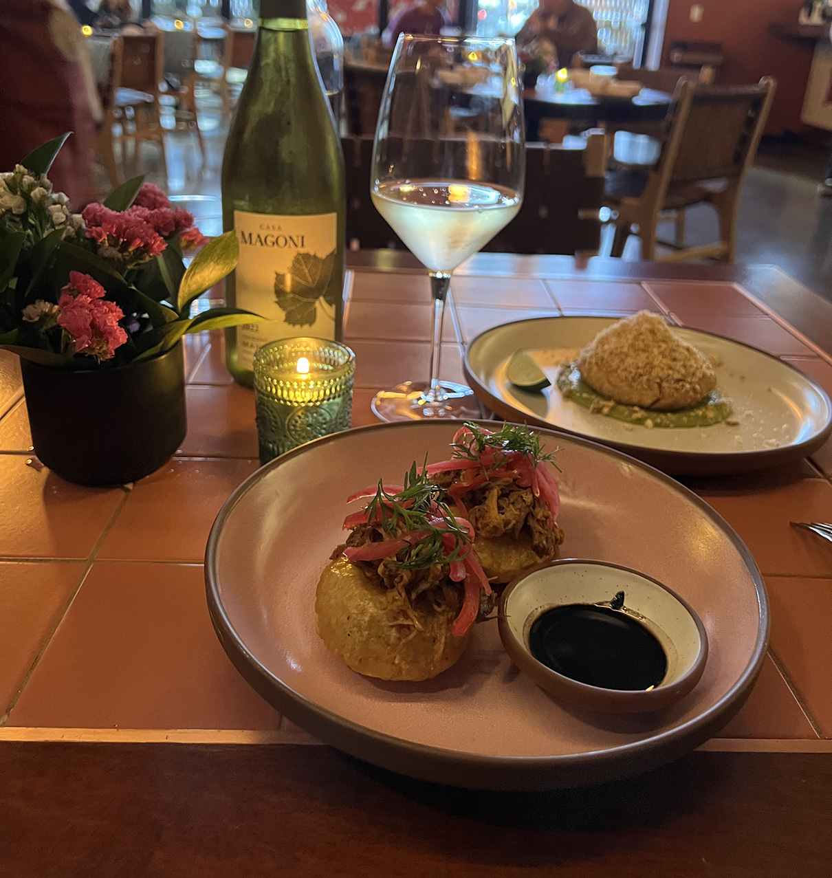 Panuchos at Maizano Restaurant in Costa Mesa, California (Photo by Julie Nguyen)