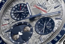 OMEGA Speedmaster Moonphase Meteorite