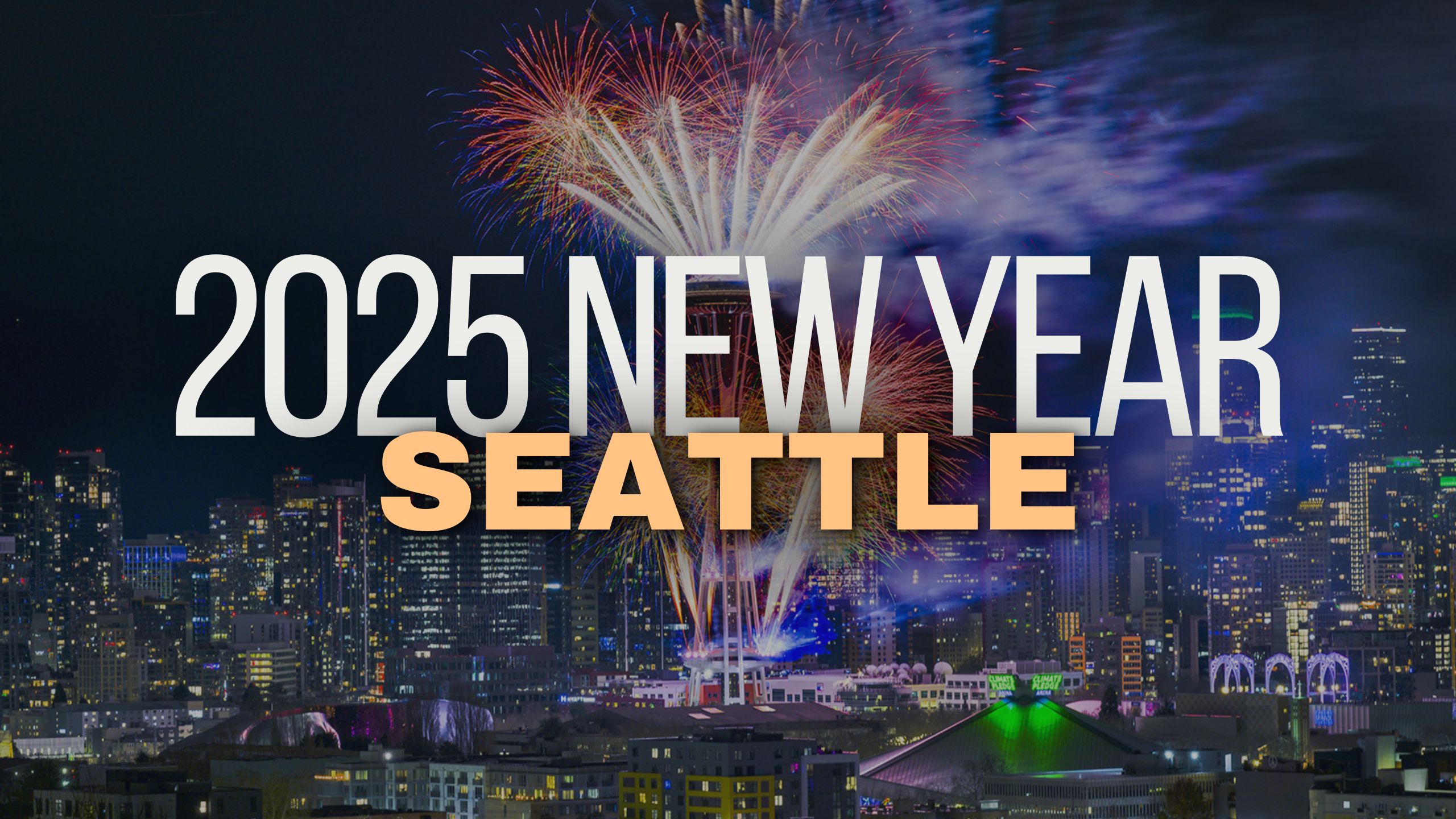 SNAP TASTE Seattle’s Space Needle Rings in 2025 with Lights, Drones