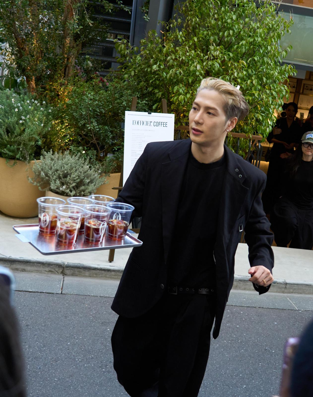 Jackson Wang at L'OFFICIEL COFFEE