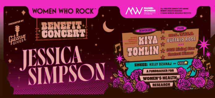 Jessica Simpson to Headline Women Who Rock Benefit Concert at Stage AE in Pittsburgh