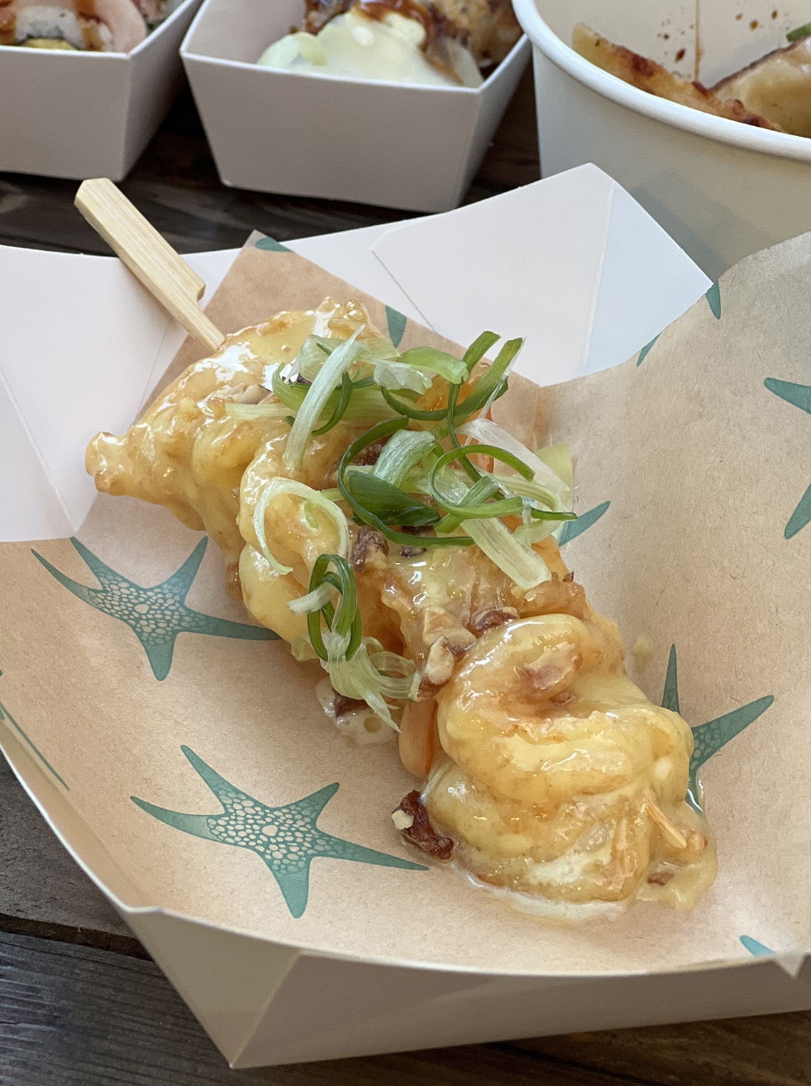 Candy Dragon Prawn at The Cove from Sawdust Art Festival (Photo by Julie Nguyen)