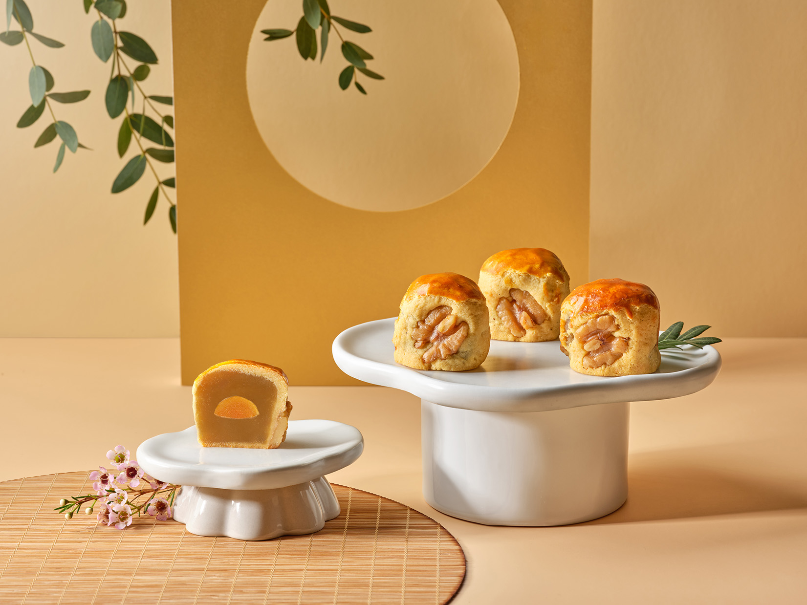 Mini Walnut Moontart for Mid-Autumn Festival 2025 - Carlton Hotel Singapore 