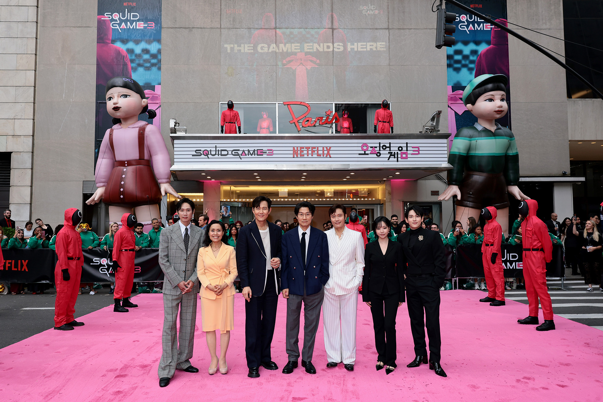 Squid Game 3 Paris Theatre Premiere