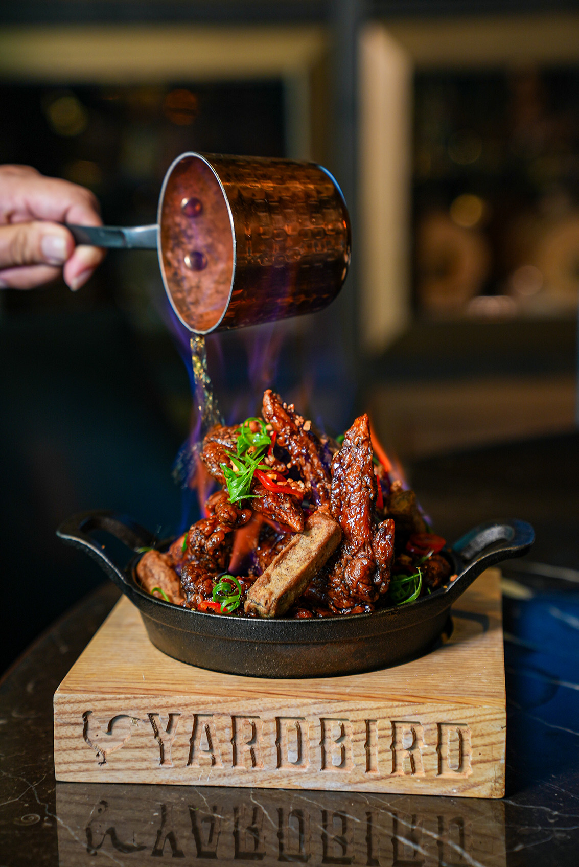 Yardbird Bourbon Coffee Glazed Wings