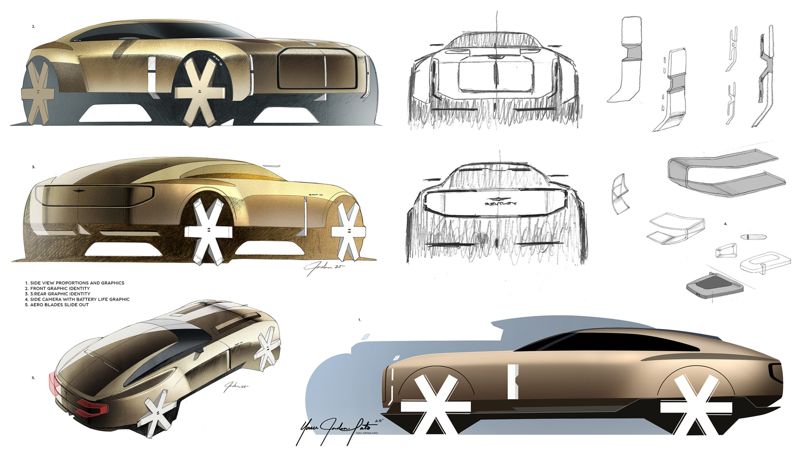 Bentley EXP 15 Sketch