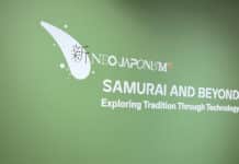 “NEO-JAPONISM | SAMURAI AND BEYOND” exhibition at JAPAN HOUSE Los Angeles (Photo by Julie Nguyen)