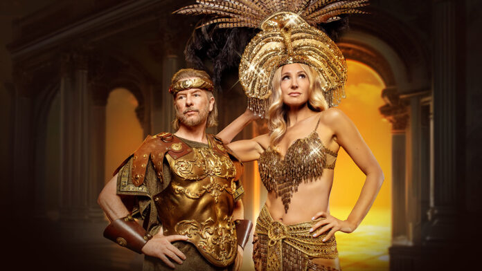 David Spade and Nikki Glaser