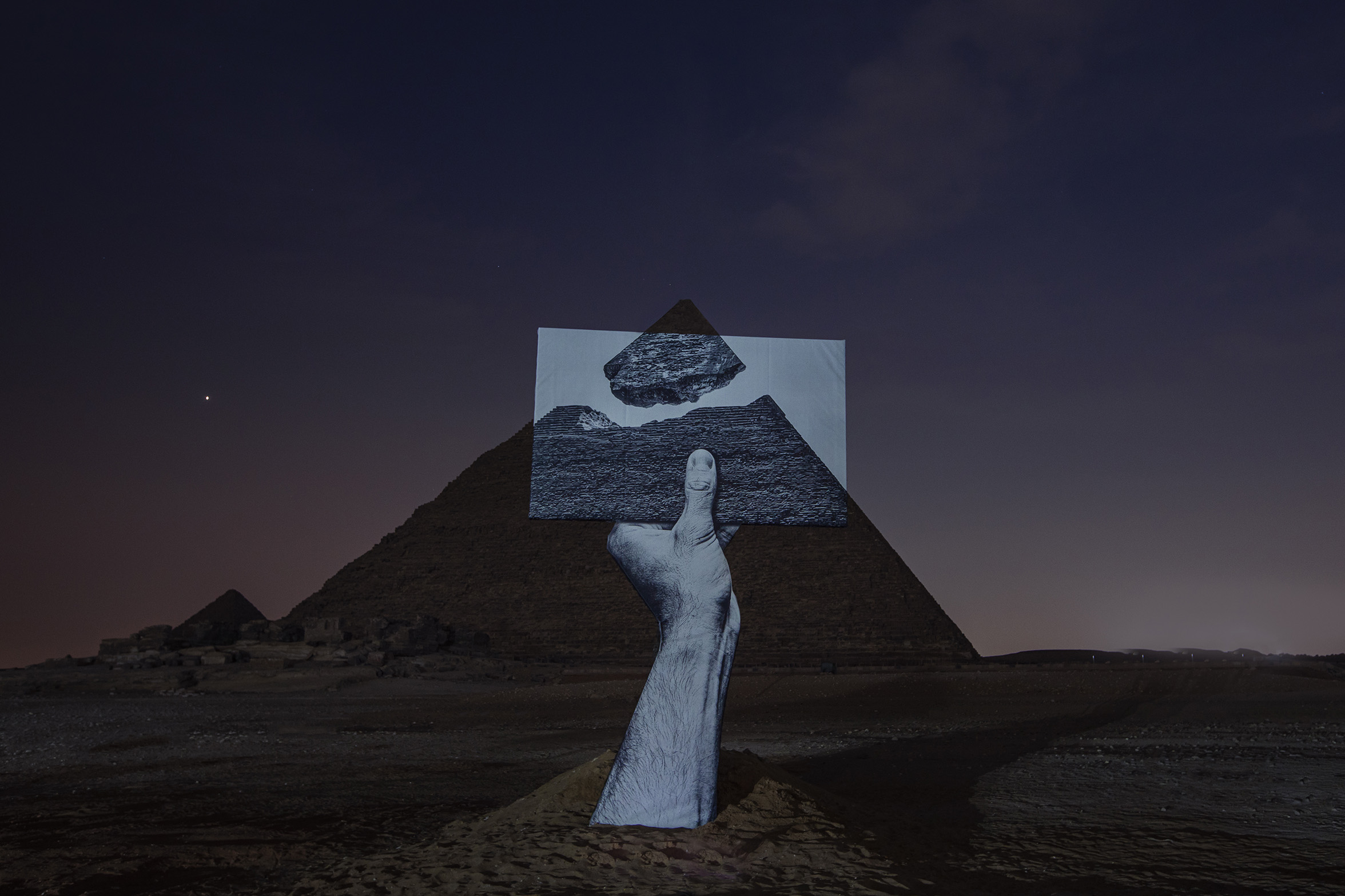 Forever Is Now Exhibition at the Pyramids of Giza, Egypt