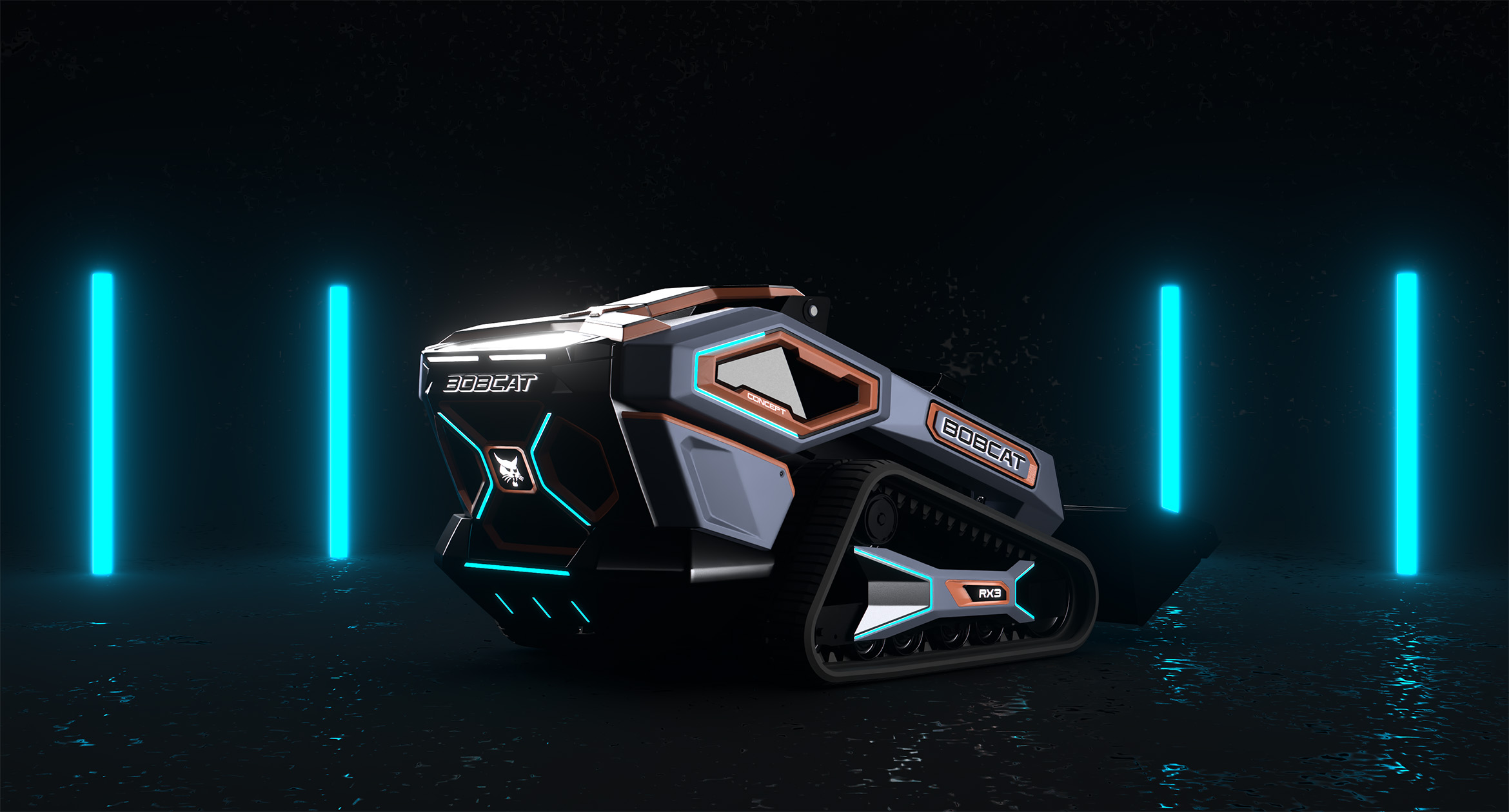 Doosan Bobcat at CES 2026 - Bobcat Rogue X3