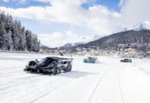 Bugatti takes over the frozen lake at The I.C.E. St. Moritz