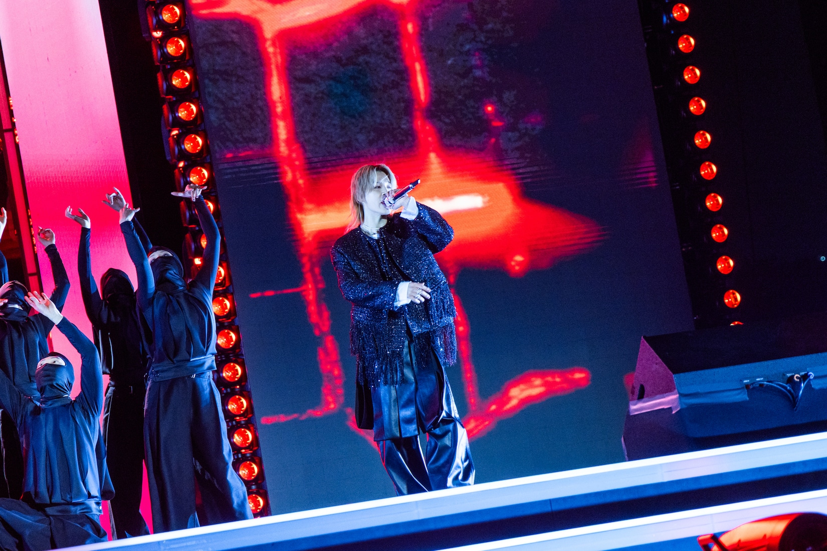 Jimin at BTS The Comeback Live | Arirang at Gwanghwamun Square on March 21st in Seoul, Korea