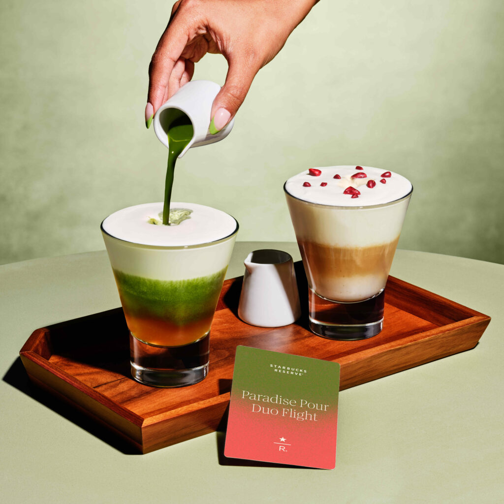 Coconut Whiskey Barrel-Aged Cold Brew and Watermelon Coconut Matcha from Starbucks Reserve Spring Menu 2026