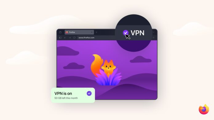 VPN feature from Firefox VPN Firefox