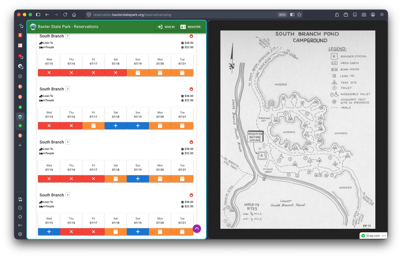 Split view from Firefox