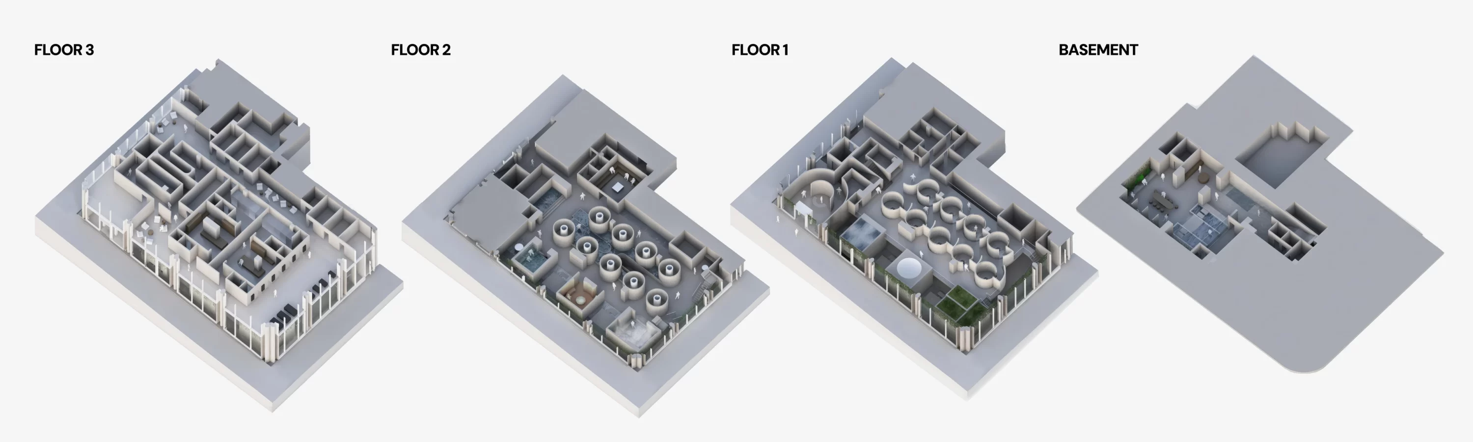 Spa floor plan - Midjourney
