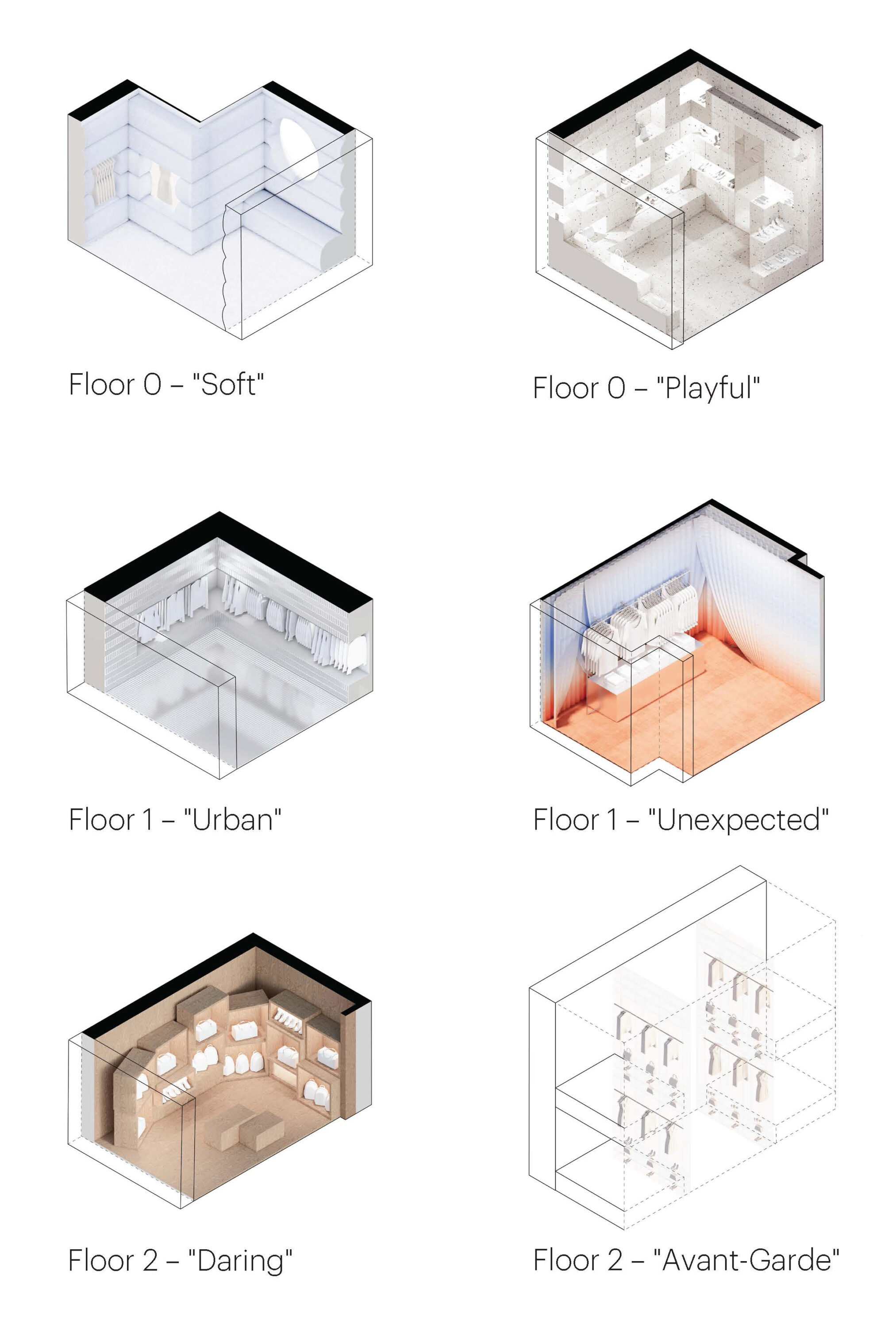 MVRDV Urban Revivo Bold rooms