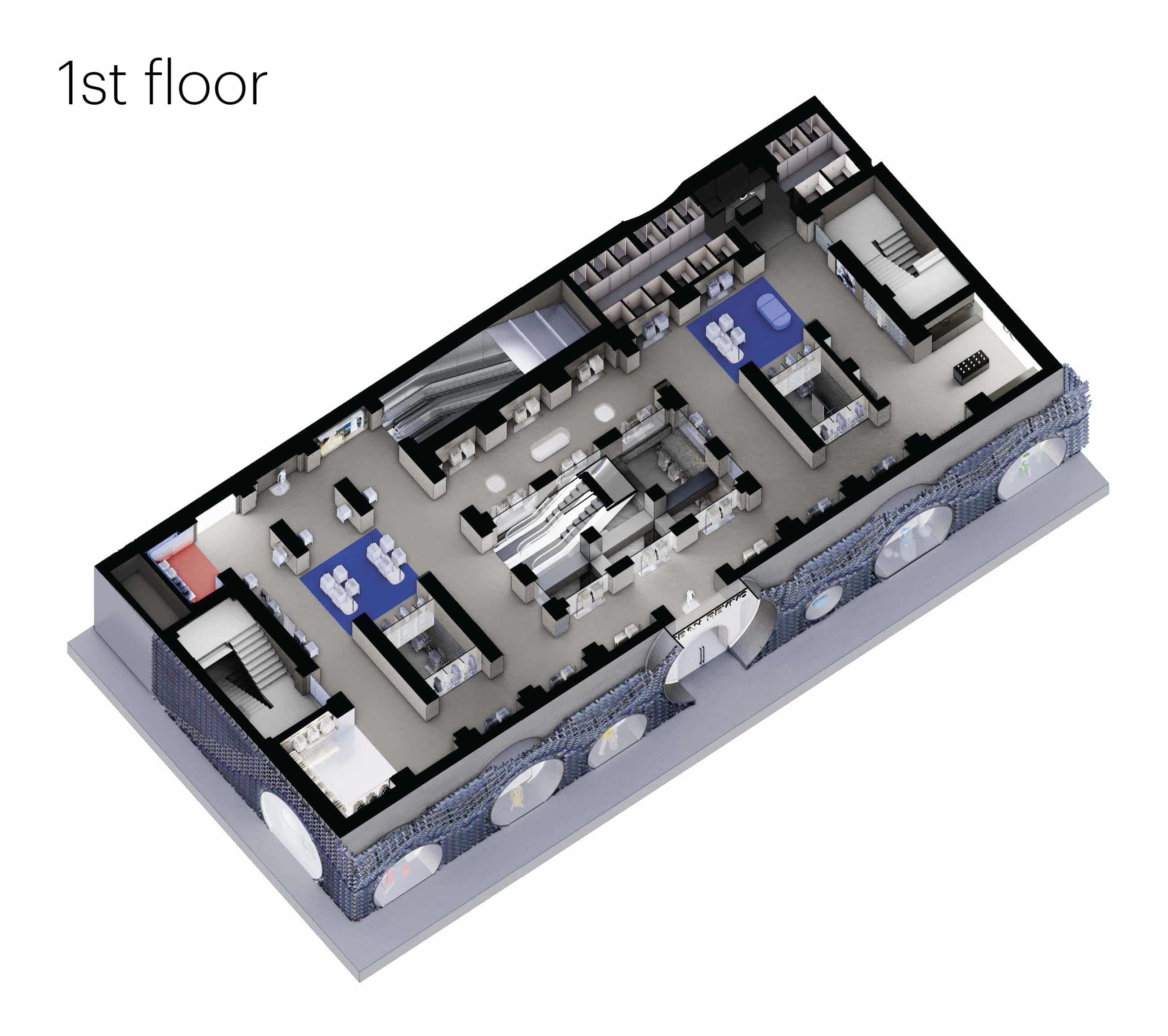MVRDV Urban Revivo Axo floor