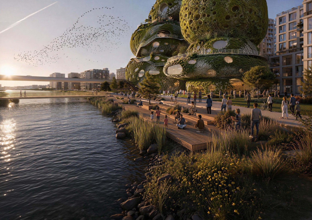 MVRDV Rotterdam ROCKS In the Tidal Park