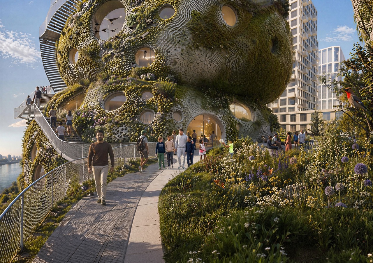 MVRDV Rotterdam ROCKS On the public deck