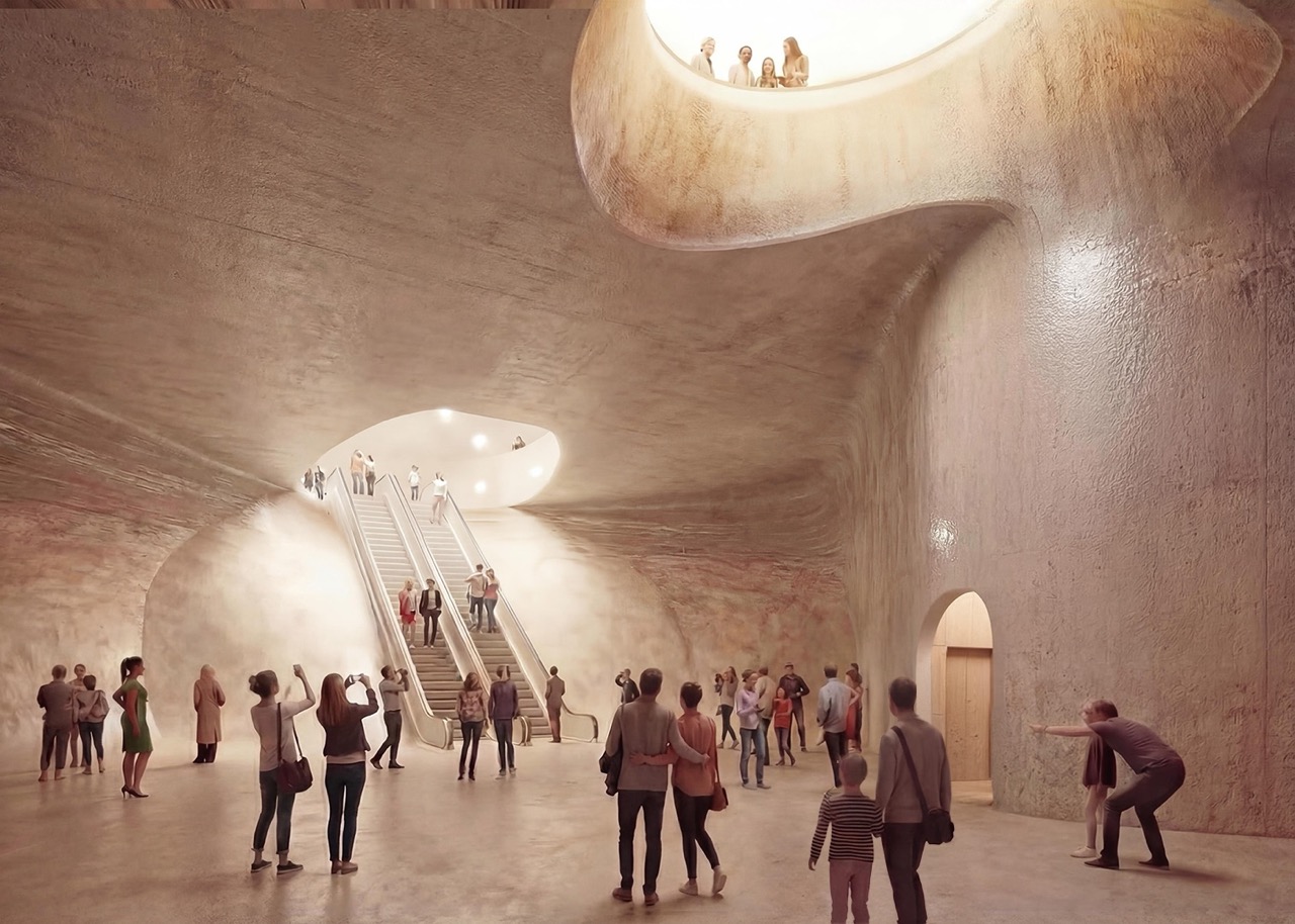 MVRDV Rotterdam ROCKS Entering the central hall