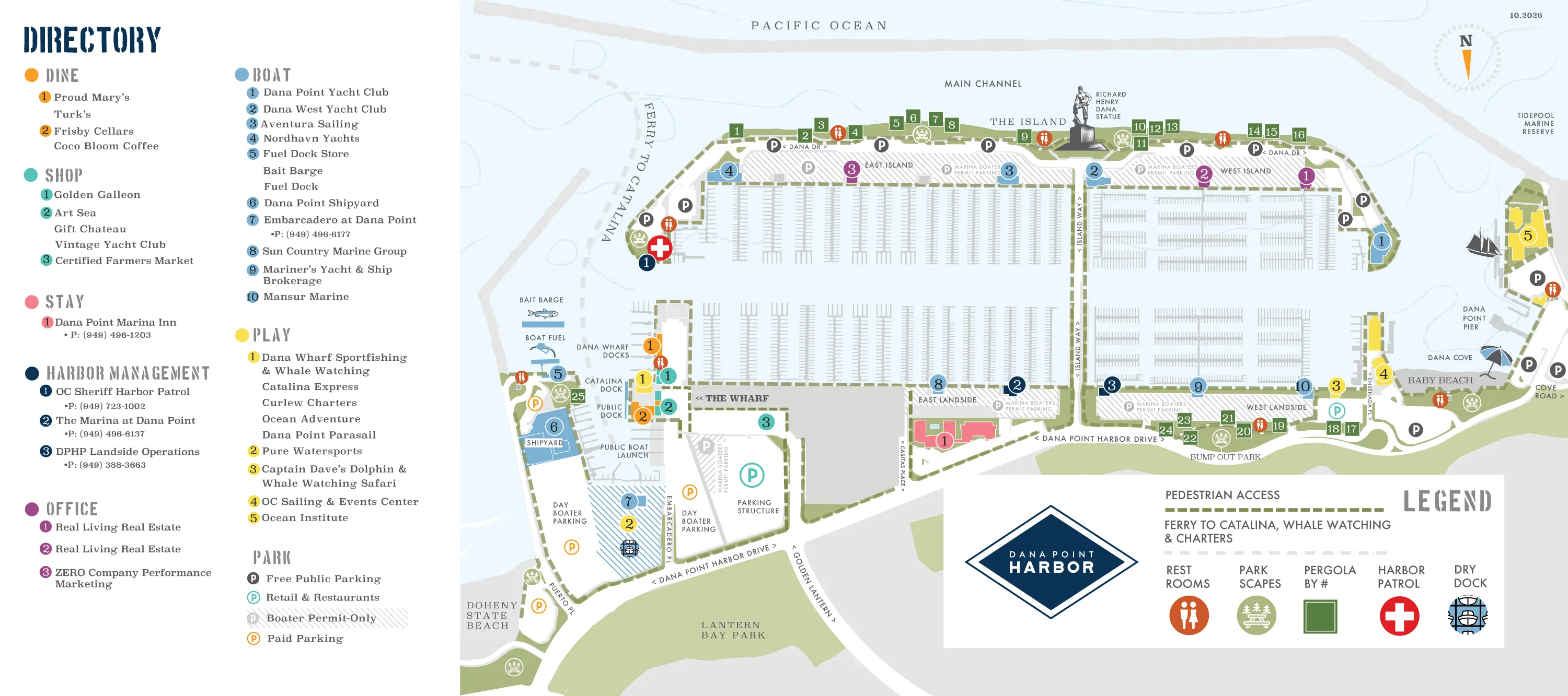 Dana Point Harbor Map
