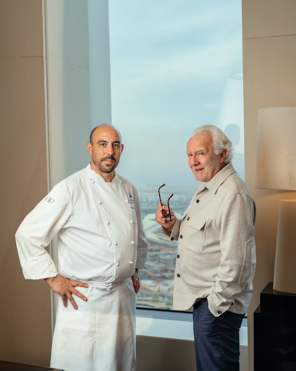 Alain Ducasse & Chef Morgan Perrigaud